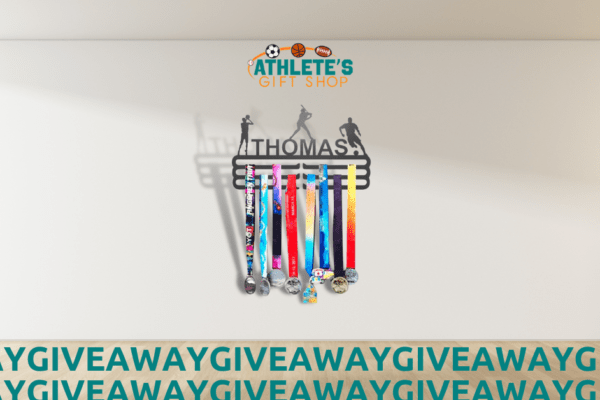 Enter to win a Customized Medal Hanger from Athlete’s Gift Shop