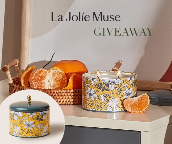 [ENDED] Enter to win an Orange & Bergamot Candle from La Jolie Muse