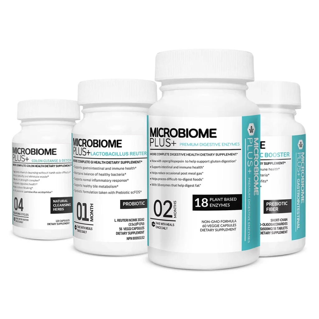 Microbiome Plus digestive enzymes bundle