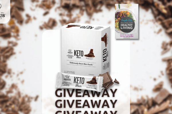 [ENDED] Enter to win a Box of Keto Bars + eBook from Genius Gourmet