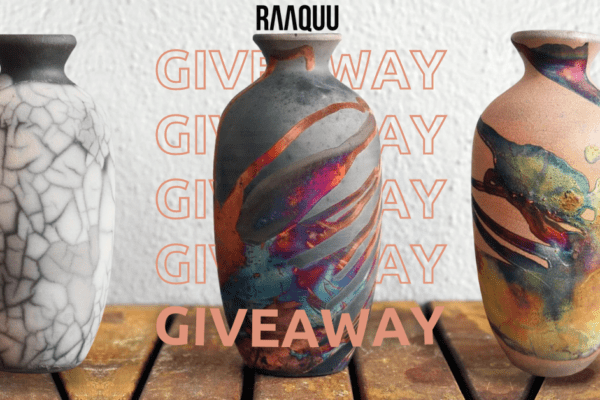 [ENDED] Enter to win a Koban Ceramic Raku Vase from Raaquu