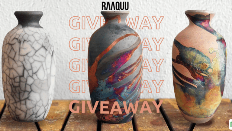 Koban Ceramic Raku Vase Giveaway