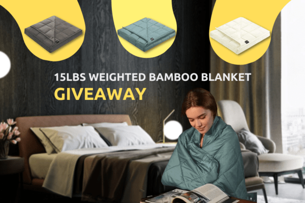 [ENDED] Enter to win a Bamboo Weighted Blanket from Zonli Home
