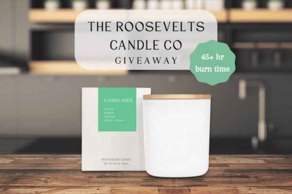[ENDING] Enter to win an Everglades Candle from The Roosevelts Candle Co