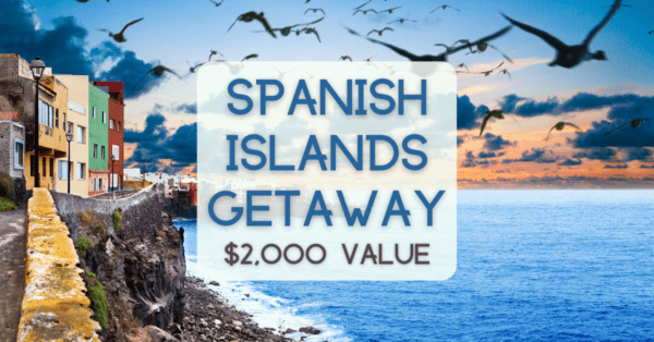 Enter to win a Spanish Getaway to the Island of Your Choice