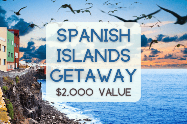 Enter to win a Spanish Getaway to the Island of Your Choice