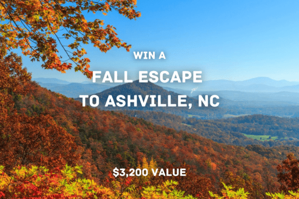 Enter to win a Fall Escape to Ashville, NC