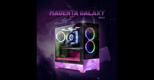Enter to win a Magenta Galaxy Gaming Computer