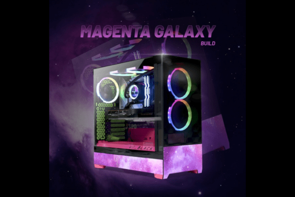 Enter to win a Magenta Galaxy Gaming Computer