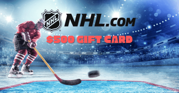 Enter to win a $500 NHL Shop Gift Card