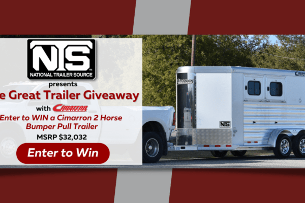 Enter to win a Cimarron Trailer from National Trailer Source
