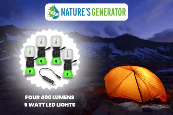 [ENDED] Enter to win a 4-Pack of LED Lights from Nature’s Generator