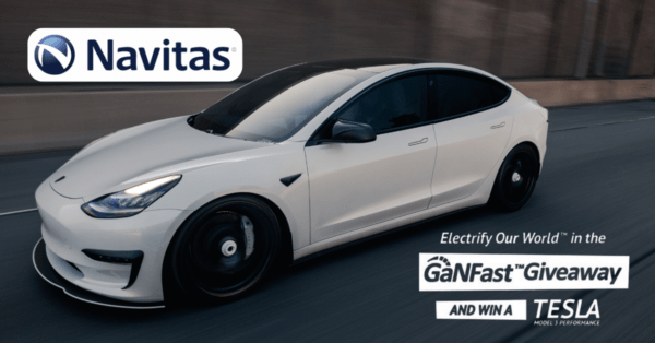 Enter to win a Tesla Model 3 from Navitas