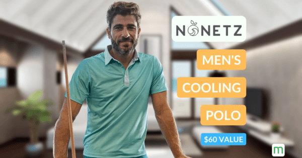 [ENDED] Enter to win a Men’s Cooling Polo from NoNetz