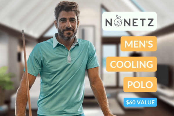 [ENDED] Enter to win a Men’s Cooling Polo from NoNetz