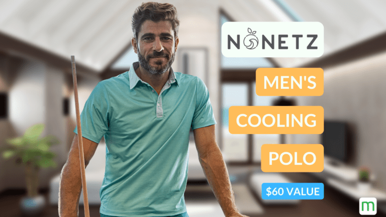 Guy wearing a blue-green polo