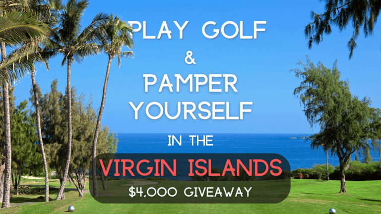 Golf tee overlooking tropical waters