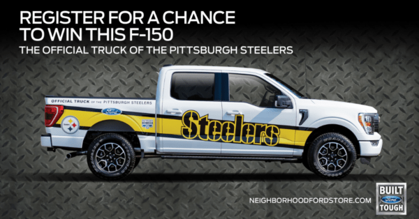 Enter to win a Ford Truck from the Pittsburgh Steelers
