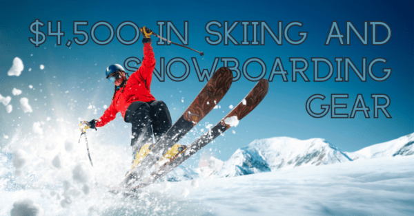 Enter to win over $4,500 in Skiing and Snowboarding Gear