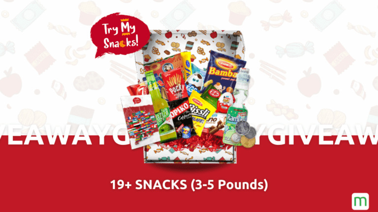 Box of assorted snacks
