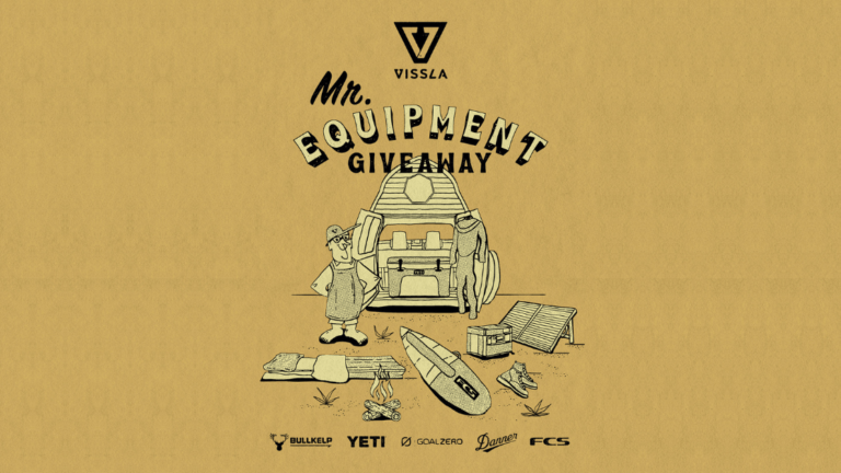 Graphically designed surf and camping gear, Vissla Mr. Equipment giveaway