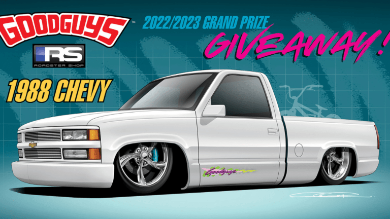 Lowered 1988 Chevy, $40,000 Chevy giveaway.