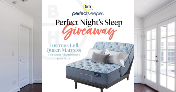 Enter to win a Lustrous Lull Queen Mattress!