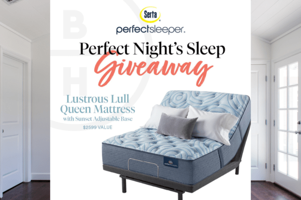 Enter to win a Lustrous Lull Queen Mattress!