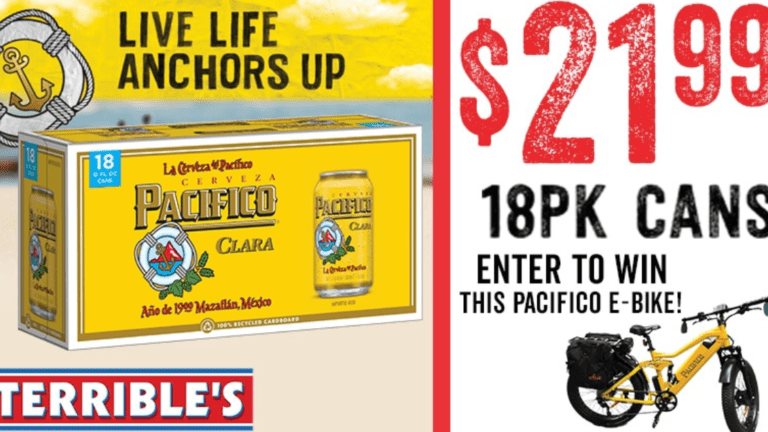 Pacifico Beer, Pacifico branded e-bike giveaway.