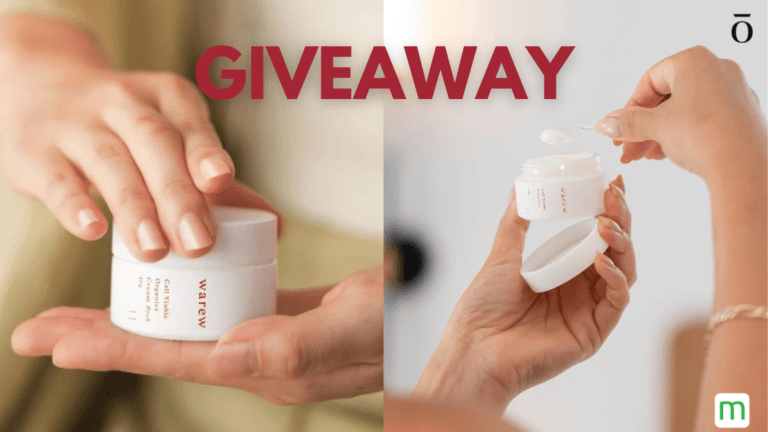 Two hands holding a jar of Cream Rich, a Cream Rich giveaway.