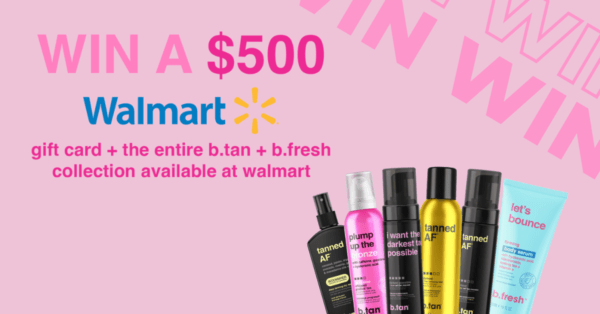 Enter to win a $500 Walmart Gift Card + More