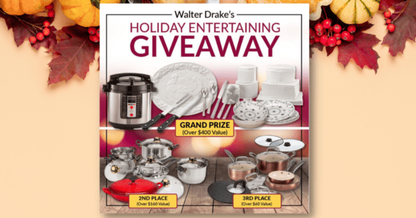 Enter to win a Holiday Entertaining Giveaway