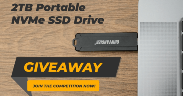 Enter to win a 2TB Portable NVMe SSD Drive