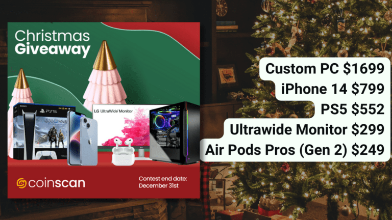 Coinscan Christmas giveaway