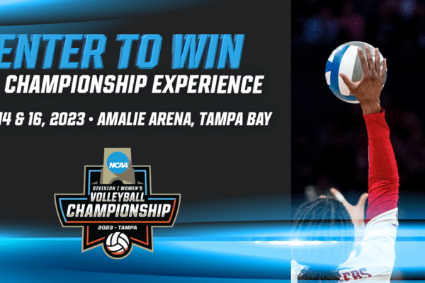 Enter to win a VIP D1 Women’s Volleyball Championship Package