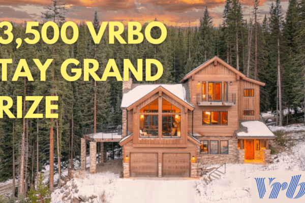 Enter to win a Vrbo Cabin Stay or Expedia Rewards Points
